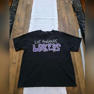 Pre-Owned B2SS NBALab Los Angeles Lakers Shirt In Black. Mens Large